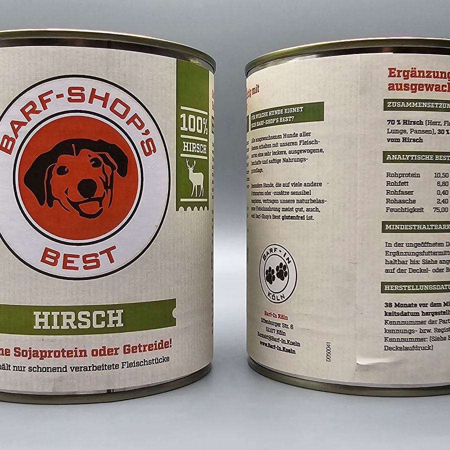 Barf-Shop's Best Hirsch 800 g