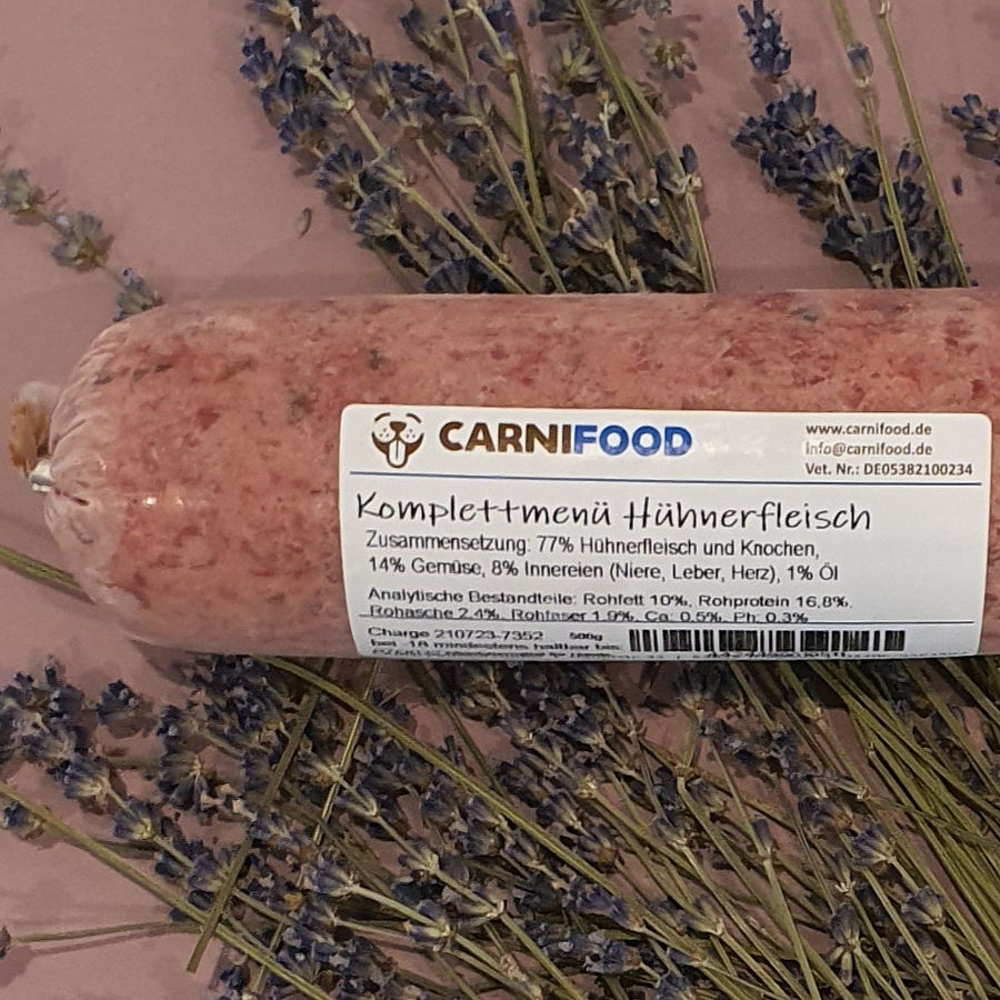 Komplettmenü Huhn 500 g